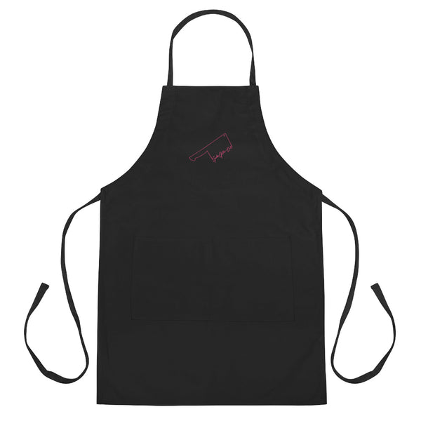 Girls Gotta Eat Heart Embroidered Apron