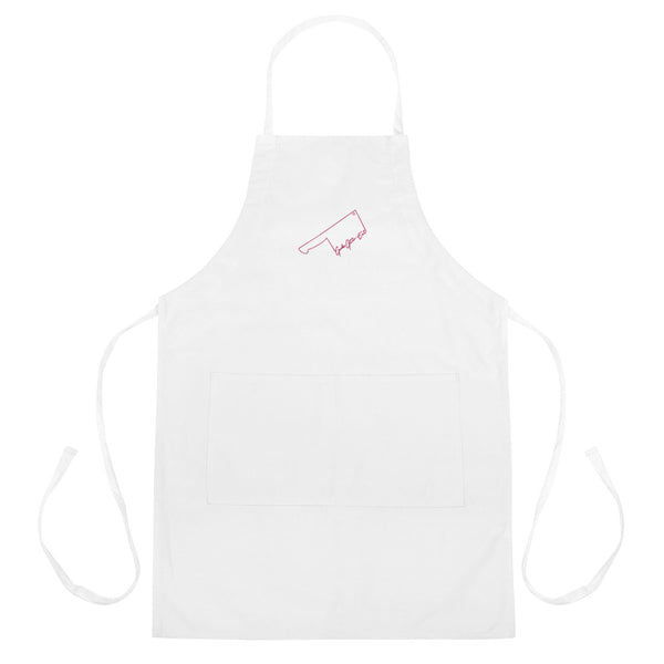 Girls Gotta Eat Heart Embroidered Apron