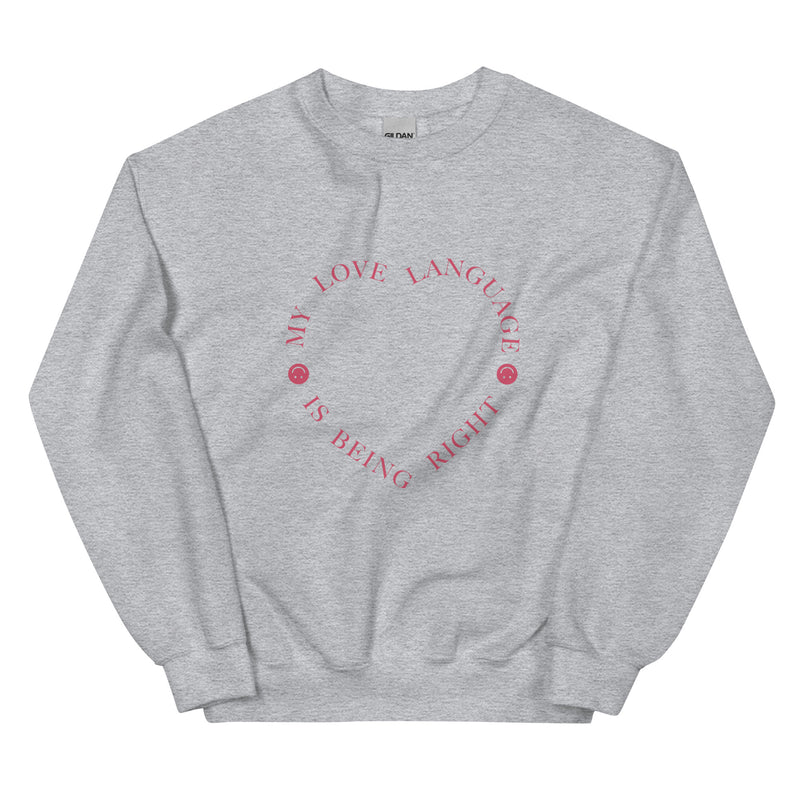 Love Language Sweatshirt