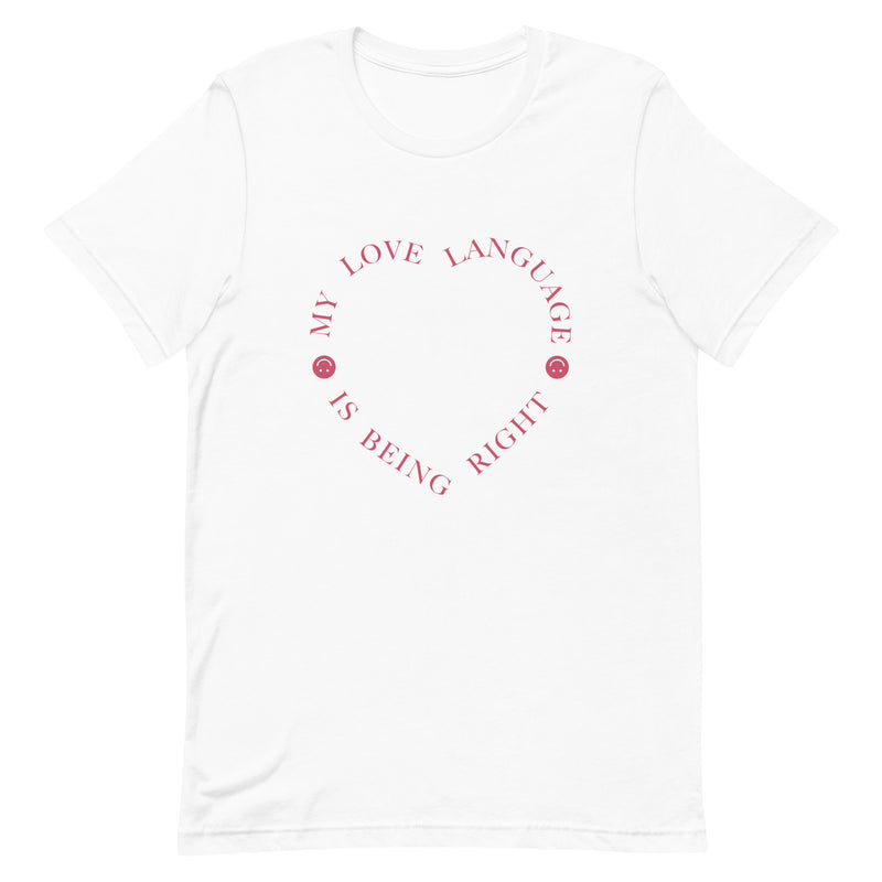 Love Languages T-shirt